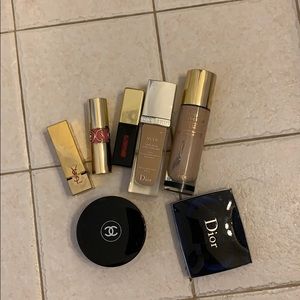YSL, Chanel and Dior Makeup Containers